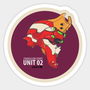 Evangelion Unit 02 Sticker